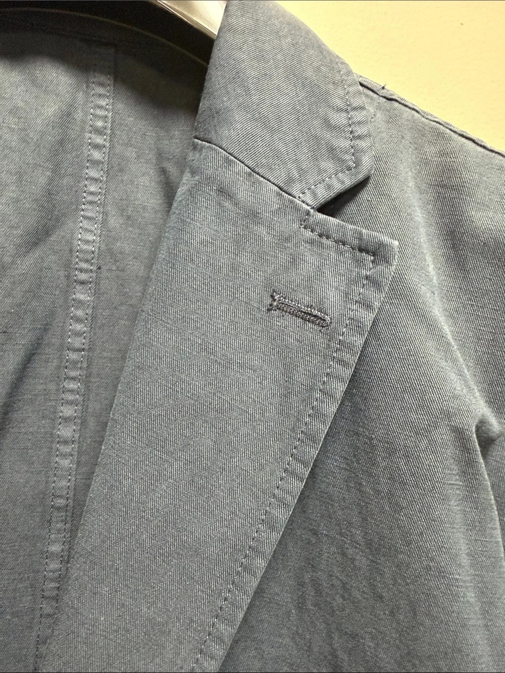 J. Crew Navy Blue Cotton Blazer